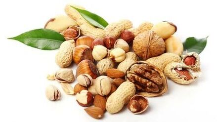 noci e semi per la pancreatite dovrebbero essere presi con cautela